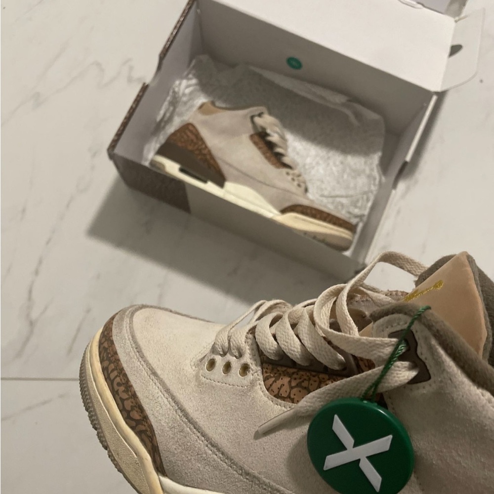 Jordan Sneakers in Cream and Brown